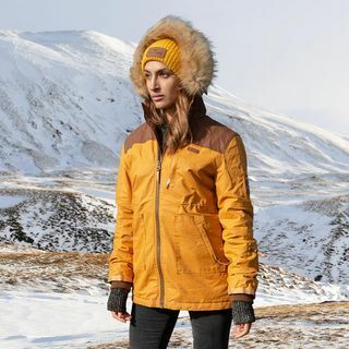 Mustard Storm Coated Parka Polstret Jakke