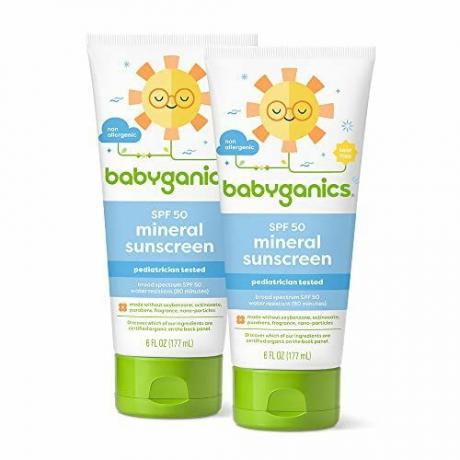 SPF 50 Baby Solkrem Lotion UVA UVB beskyttelse 