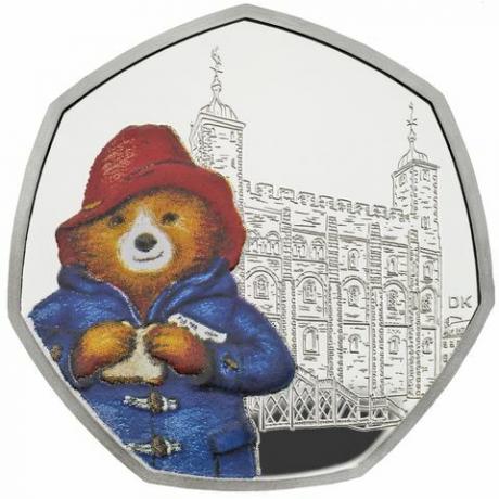 Royal Mint lanserer Paddington Bear 50p mynt