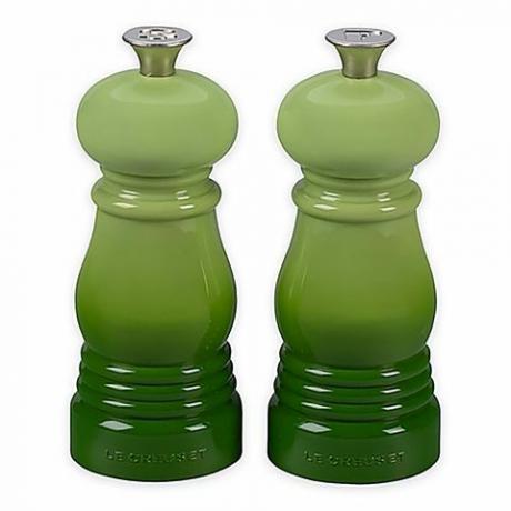 le creuset grønt salt og pepper shaker 