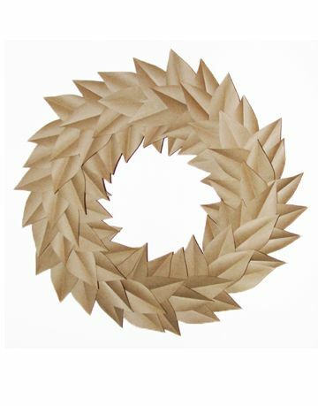 Som sett i dag: DIY Paper Leaf Krans
