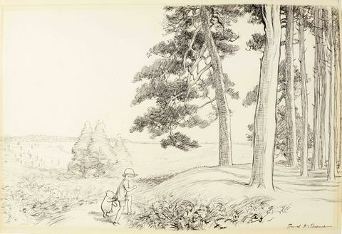 E. H. Shepard_an fortryllet plass på toppen av skogen_Estimate £ 70,000-90,000 - Sotheby's