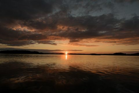 øverste øy - Finland - solnedgang