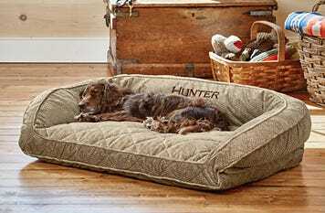 Orvis ComfortFill-Eco™ Bolster Hundeseng