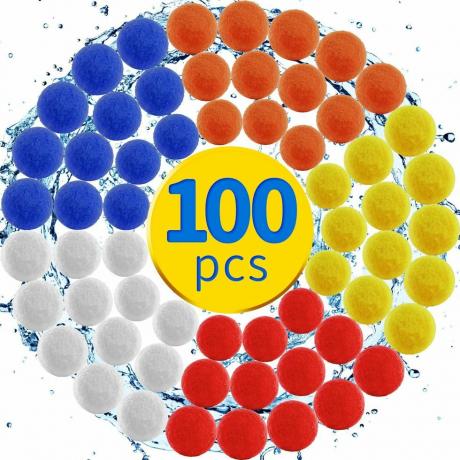 100 gjenbrukbare vannballonger