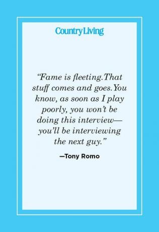 tony romo fotball sitat