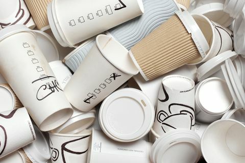 URECYCLABLE TAKEAWAY COFFEE CUPS