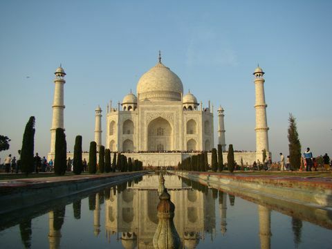 Taj Mahal India-mest populære landemerker i verden