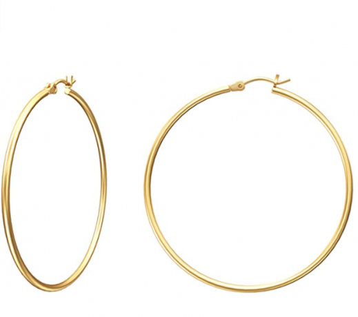 Gold Hoop øredobber