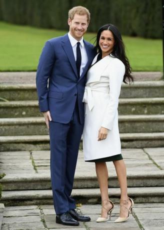 Kunngjøring om prins Harrys forlovelse til Meghan Markle