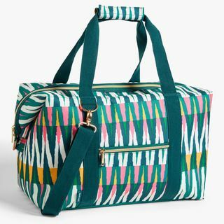 John Lewis & Partners Fusion Extra Large Picnic Cooler Bag, 30L, Green / Multi