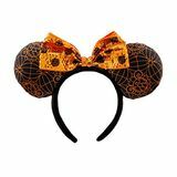 Orange og Black Minnie Mouse Ears