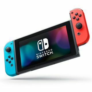 Bytt konsoll med Neon Blue & Red Joy-Con