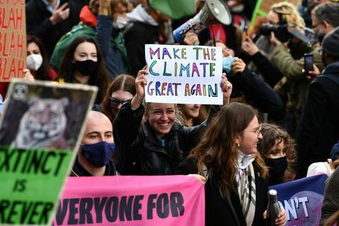 greta thunberg klimaendringer protesterer mot glasgow