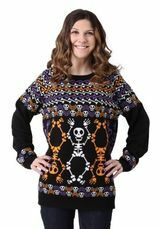 Dancing Skeletons Halloween Sweater