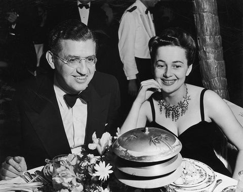 David O. Selznick og Olivia de Havilland i 1935.