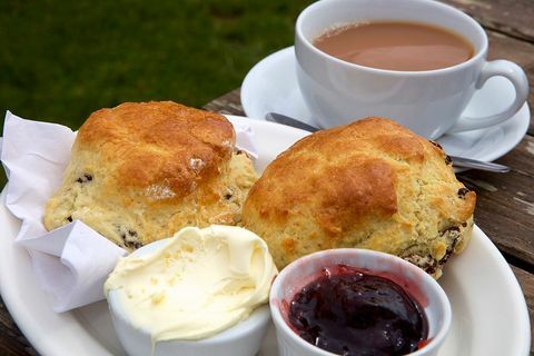 scone syltetøyskrem