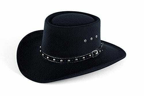 Svart cowboyhatt