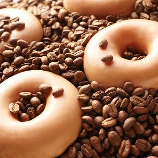 Krispy Kreme kaffeglaserte donuts