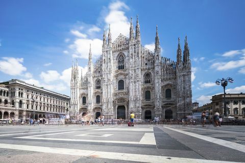 Duomo Milan Italia-de mest populære landemerkene i verden