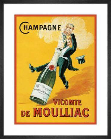 Vicomte de Moulliac vintage plakat