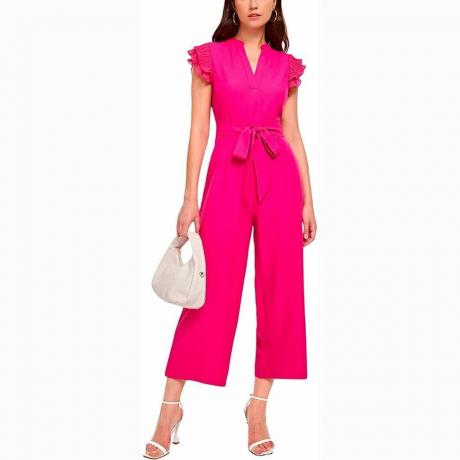 Jumpsuit med volanghette for kvinner