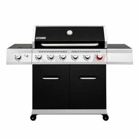 Seks-brenners flytende propan gassgrill