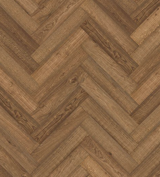 Oak Smoke Herringbone Cinnamon