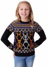 Dancing Skeletons Halloween Sweater