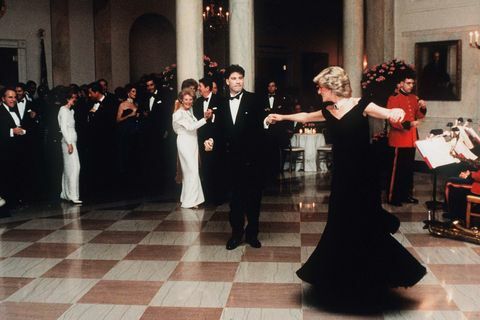 prinsesse diana danser med john travolta i det hvite huset