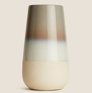 Høy reaktiv glasur sylinder vase