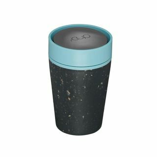 rCUP Resirkulert kaffekopp 8oz (227ml) - Black & Teal