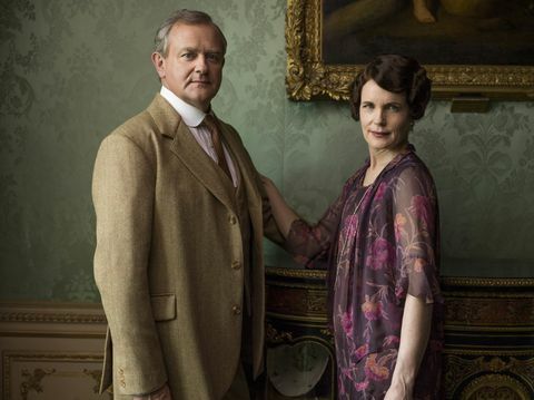 Hugh Bonneville som Robert og Elizabeth McGovern som Cora i Downton Abbey S06E08