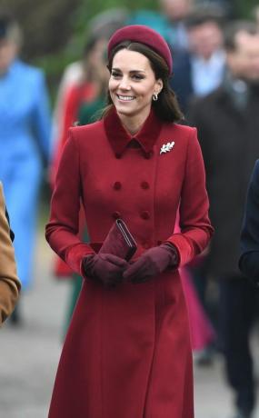 Royals deltar på gudstjenesten juledag