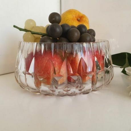 Vintage glass trifle bolle
