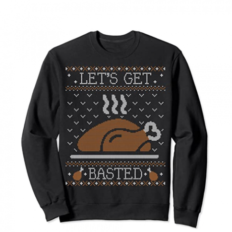 Thanksgiving-sweatshirt som sier lar bli basket
