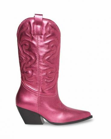 Steve Madden rosa metallisk støvel