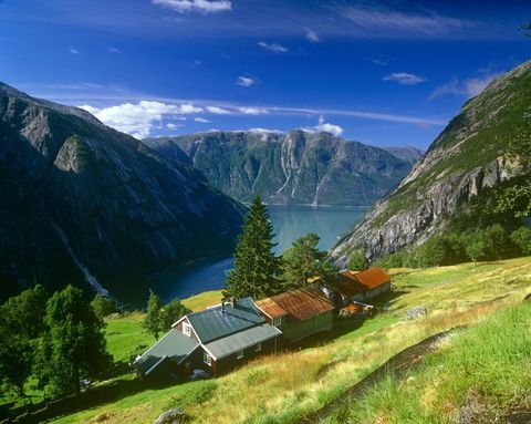 Norges landskap - fjell og fjord