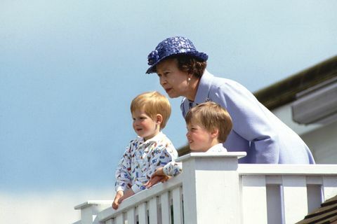 Dronning Harry og William