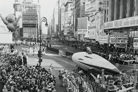 1955 Thanksgiving Day parade, folkemengder