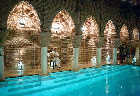 afrika morroco marrakech spa på Riad-hotellet
