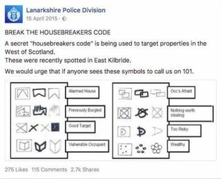 Lanarkshire Police Division husbrytere koden