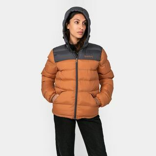 Burnt Orange Explorer pufferjakke med hette