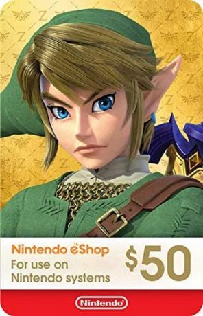 $50 Nintendo eShop-gavekort 