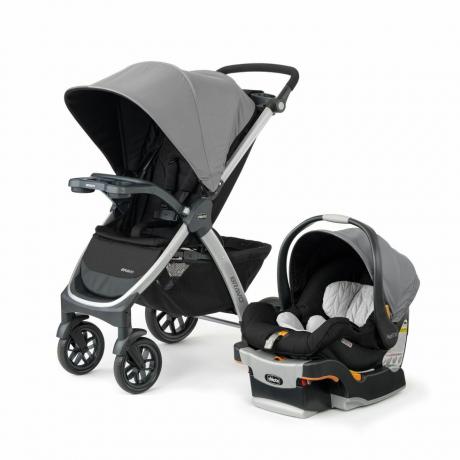 Bravo Trio Travel System barnevogn med KeyFit 30 spedbarnsbilsete 