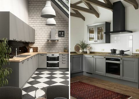 10 kjøkkenfarger som tiltrekker boligkjøpere mørkegrå