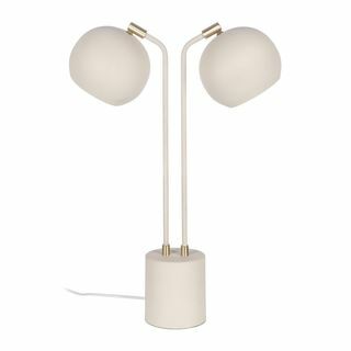 Dobbel sirkel bordlampe