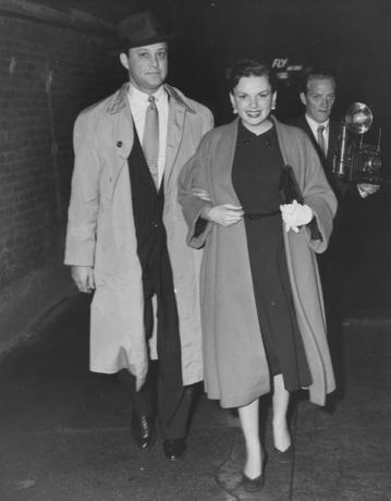 Judy Garland og Sid Luft på Palace Theatre.