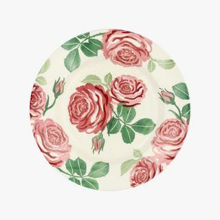 Pink Roses 8 1/2 tommers plate